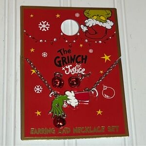 The Grinch Limited Edition Necklace & Earring Set